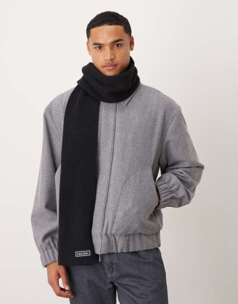 Calvin Klein - Écharpe à côtes larges - Noir - view 1