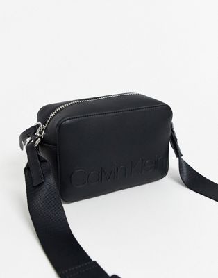 calvin klein edged camera bag