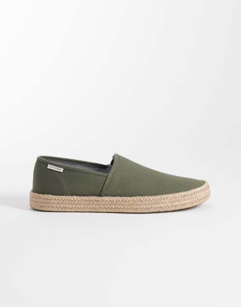 Calvin Klein – Essential – Espadryle w kolorze khaki - view 1