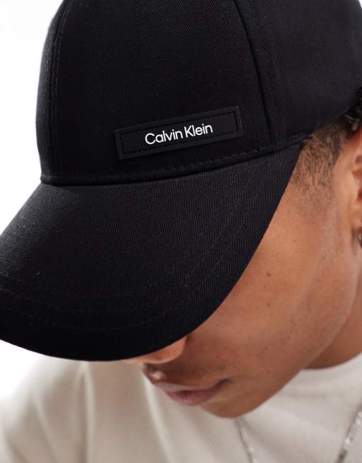 Calvin Klein Essential Patch BB Cap Black Man