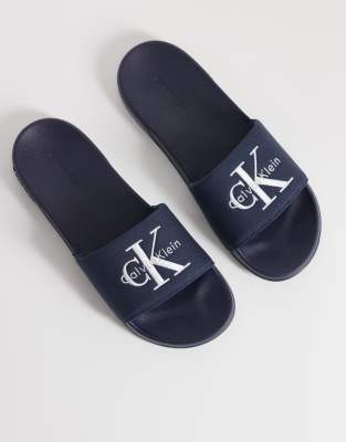 Calvin Klein Essential Slides In Blue
