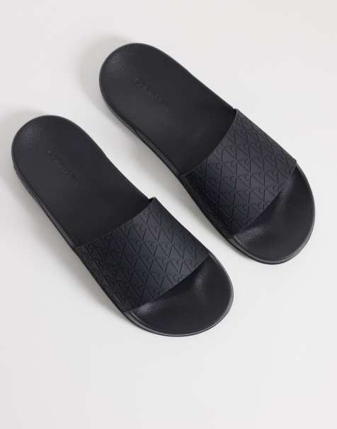 Calvin Klein – Essential – Svarta tofflor - view 1