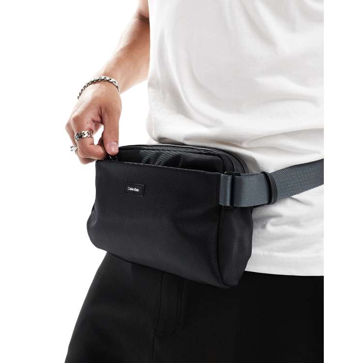 Calvin Klein essential waist bag in black ASOS