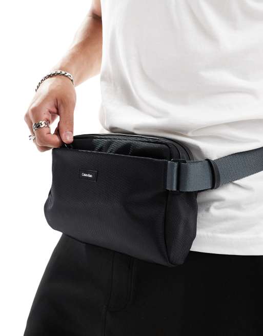 Calvin Klein essential waist bag in black