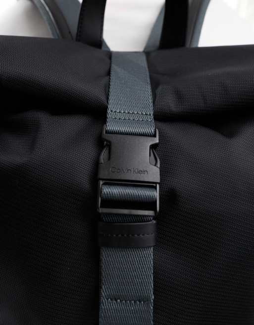 Calvin Klein - Essentials - Sort rygsæk med foldelukning, 3 af 4