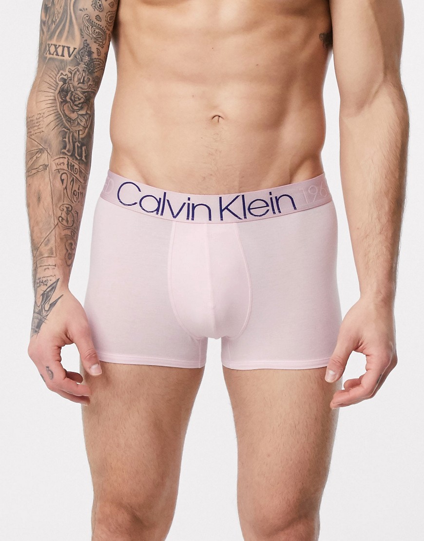 Calvin Klein Evolution - Boxer aderenti in cotone-Rosa