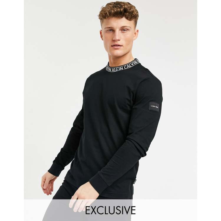 Calvin Klein crew neck t-shirt in black, ASOS