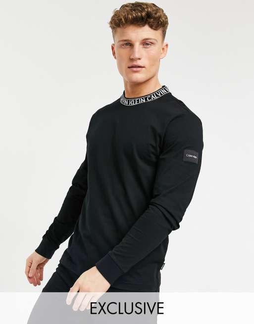 Calvin klein on sale neck logo