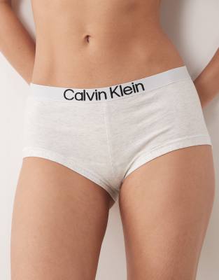 Calvin Klein Extra Soft Cotton Boyshorts In White