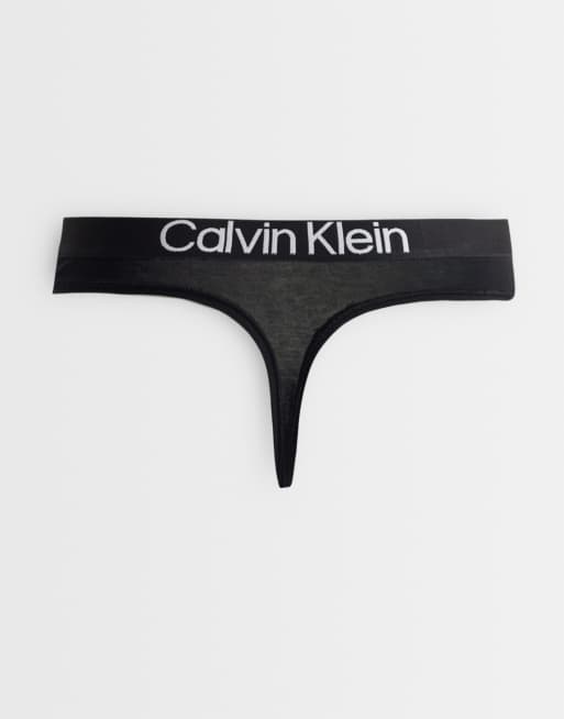 Calvin Klein - Extra Soft Cotton - Lot de 3 strings - Noir, 3 de 3