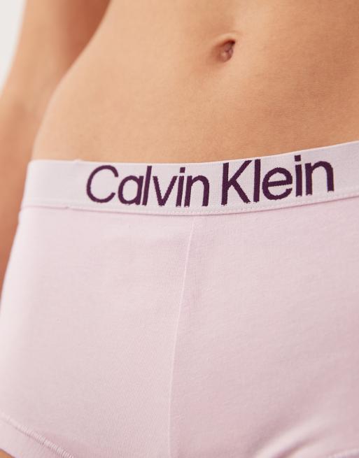 Calvin Klein Extra Soft Cotton stretch boyshort in baby pink, 2 of 3