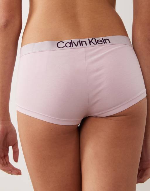 Calvin Klein Extra Soft Cotton stretch boyshort in pink, 3 of 3