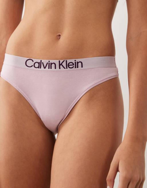 Calvin Klein extra soft cotton pants in pink, 3 of 3