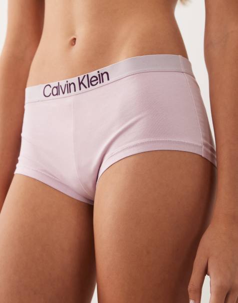 Calvin Klein extra weicher Cotton-Stretch-Boyshort in Babyrosa - view 1