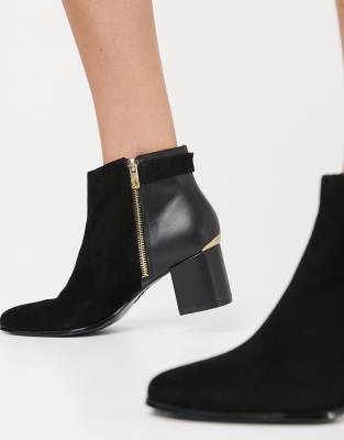 leather ankle boots calvin klein