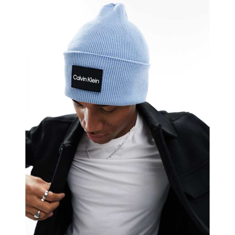 KK Signature Fine Rib Fisherman Beanie Light Blue – Loyal We Trust