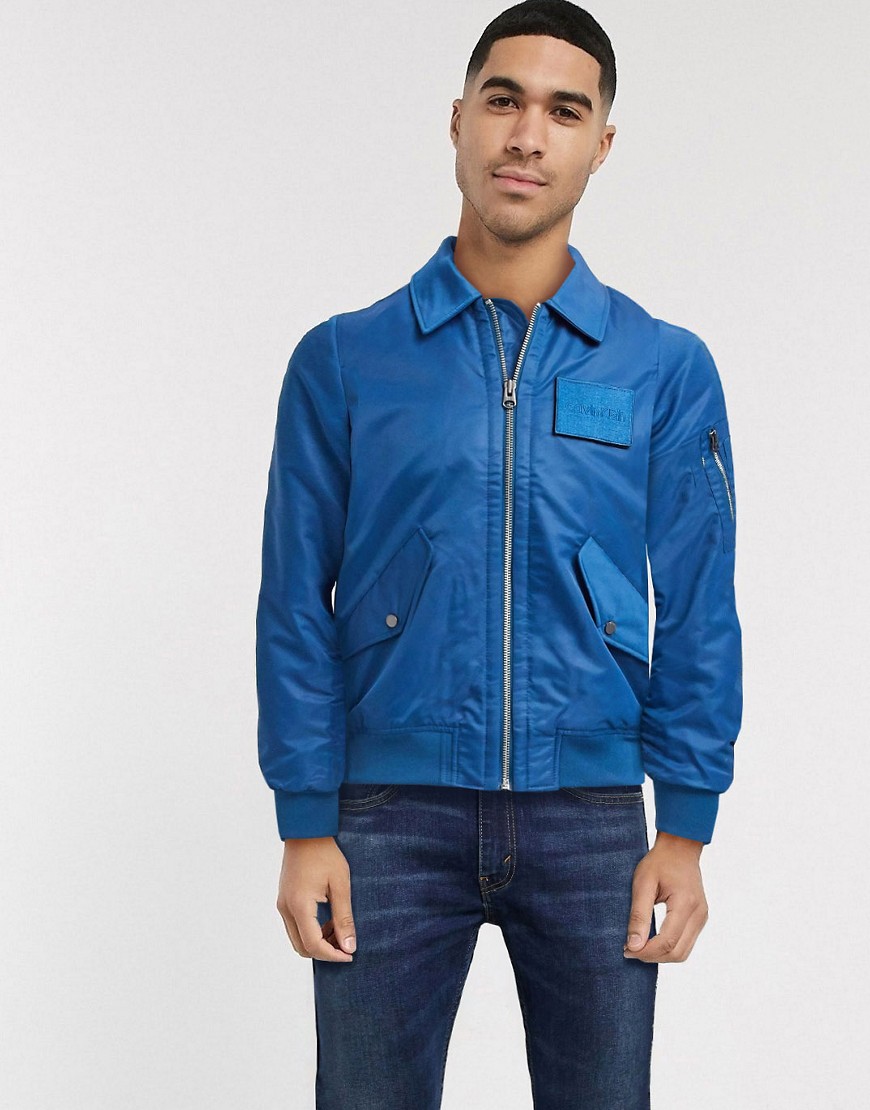 Calvin Klein flight jacket-Blue