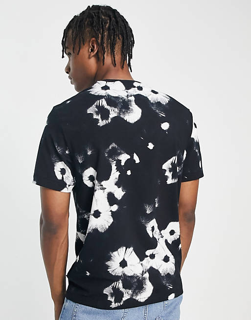 Calvin Klein floral all over print t-shirt | ASOS