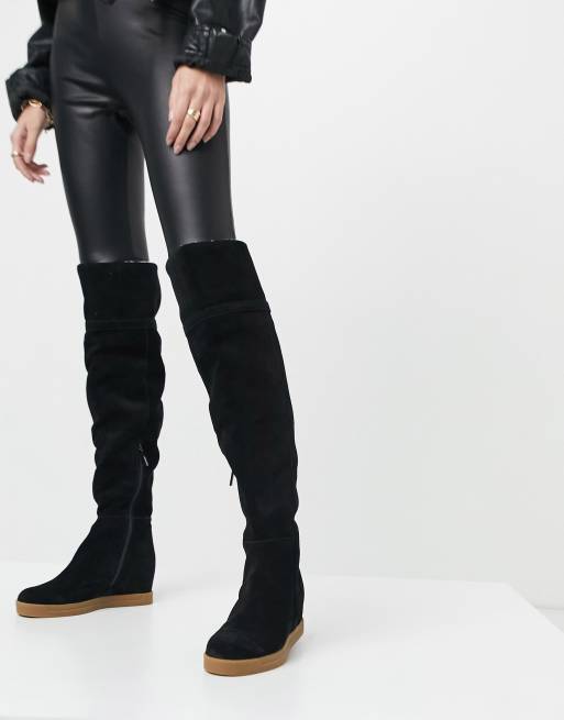 Calvin klein knee high boots sale