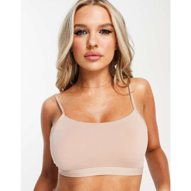 Calvin Klein Unlined Bralette Cedar –