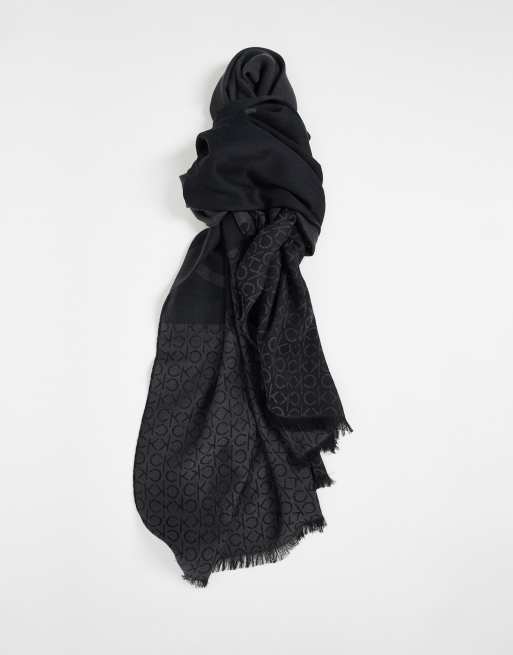 Calvin klein shop black scarf