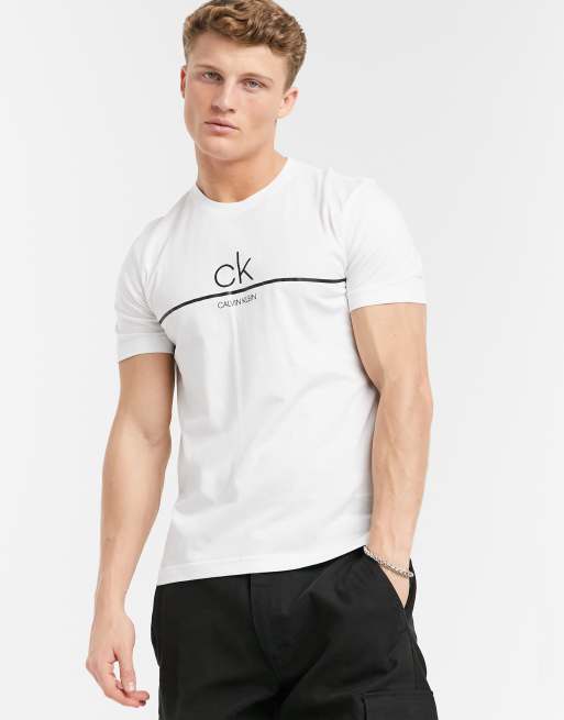 calvin klein white t shirts