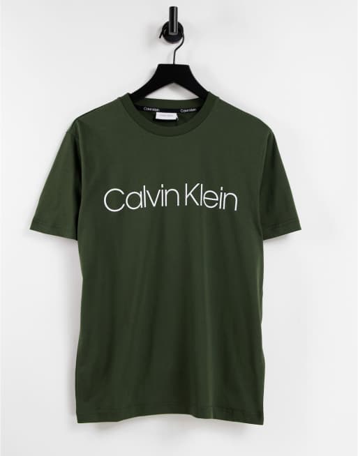 Calvin klein shop t shirt green