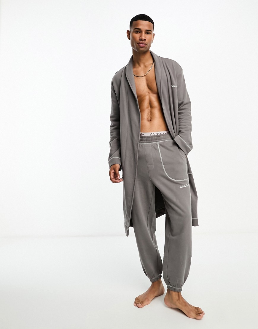 Calvin Klein Future Shift dressing gown in grey