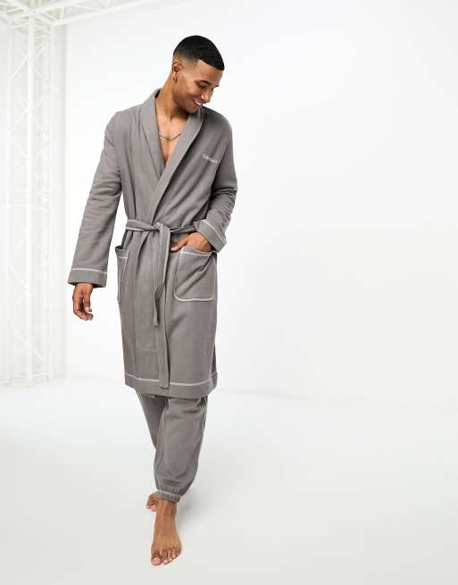 Calvin klein dressing gown on sale mens