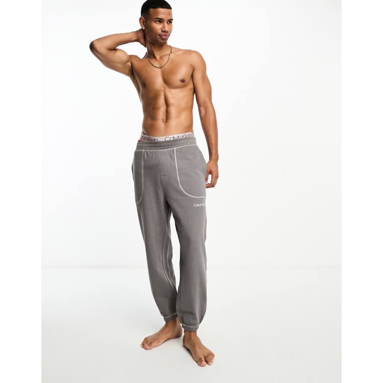 Calvin klein grey 2024 and orange joggers