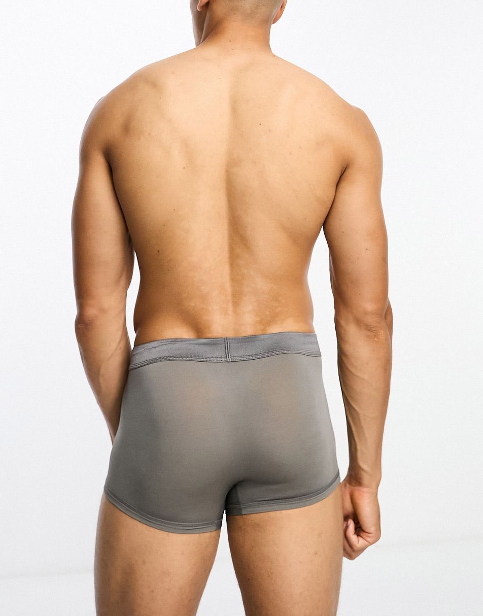Calvin Klein Future Shift low rise trunk in charcoal gray