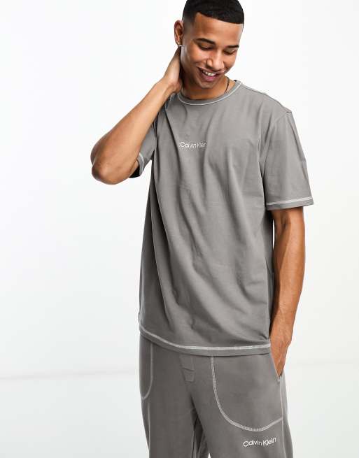 Calvin Klein Future Shift T-shirt in charcoal gray