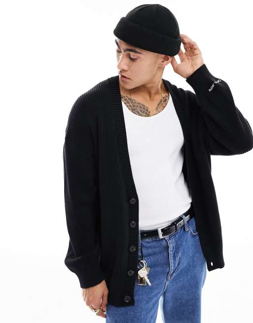 Calvin Klein - Gilet décontracté en coton - Noir