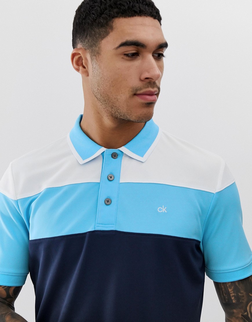 Calvin Klein Golf – Arinox – Blå pikétröja