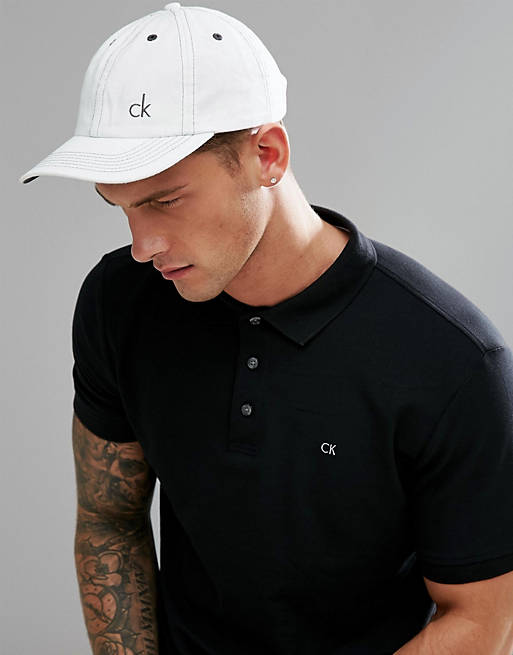 Calvin Klein Golf baseball cap in white | ASOS