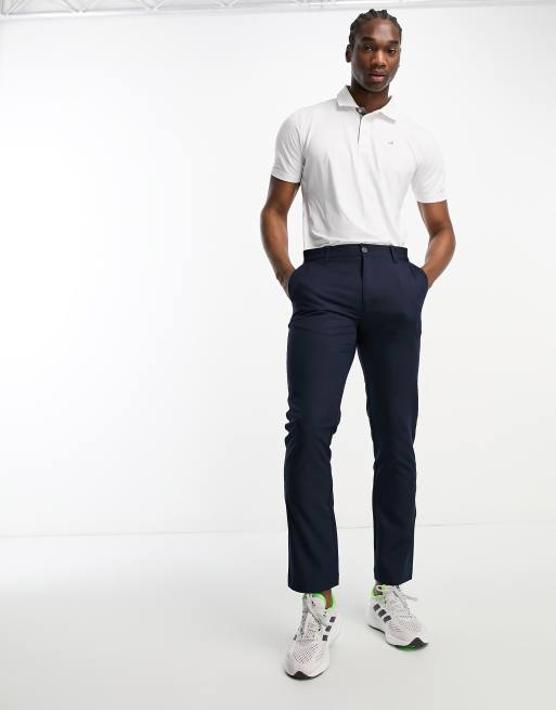 Pantaloni Da Golf Uomo Impermeabili Slim Fit - Elasticizzati, Leggeri, Con 5 Tasche - Foto 9