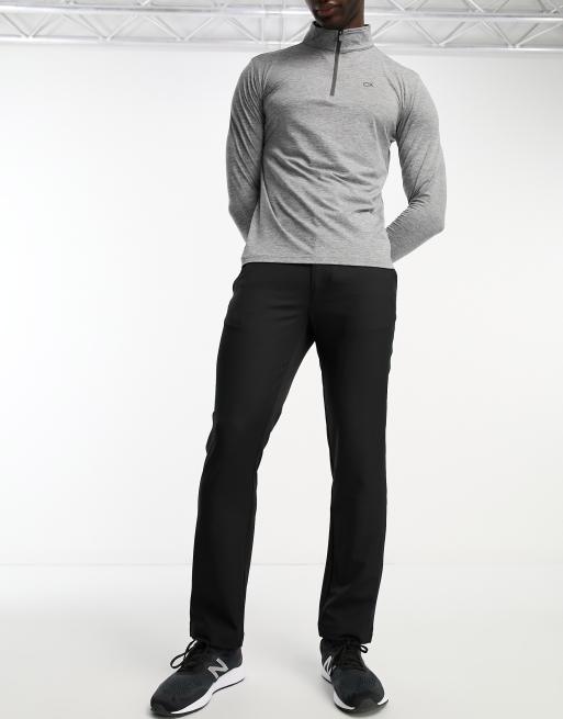 Calvin Klein Golf Bullet regular fit stretch pants in black ASOS