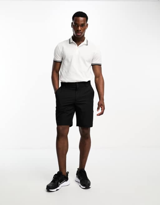 Calvin Klein Golf Bullet regular fit stretch shorts in black | ASOS