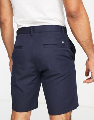 Calvin Klein Golf Bullet regular fit stretch shorts in navy