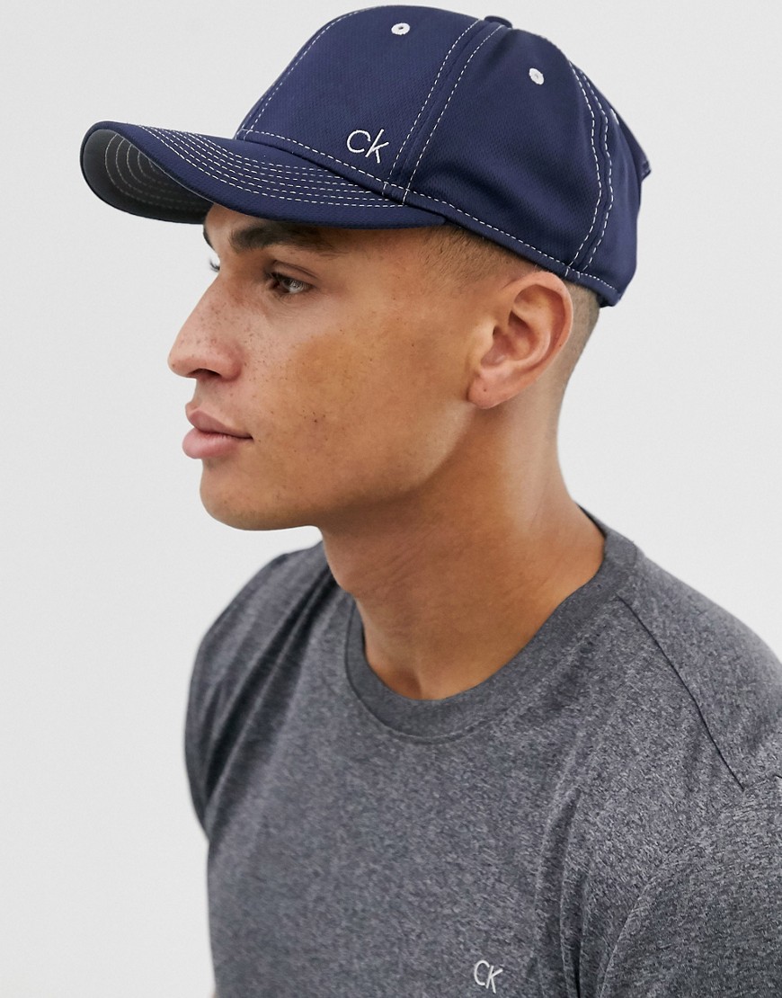 Calvin Klein Golf - Cappellino in rete blu navy