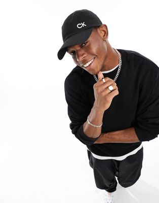 Calvin Klein Golf cotton twill cap in black - ASOS Price Checker