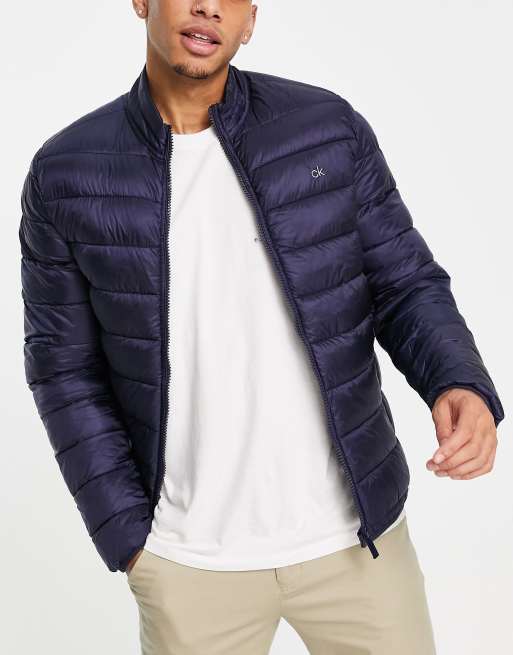 Calvin klein padded golf jacket new arrivals