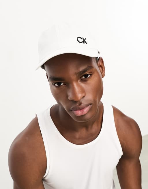 Calvin klein white clearance cap