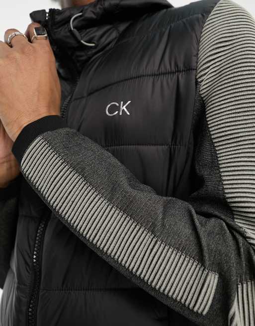 Calvin klein quilted discount insulated padded jacket golf