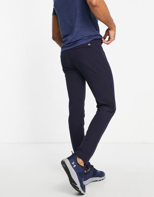 Calvin Klein Golf - Genius - Slim fit broek in marineblauw | ASOS