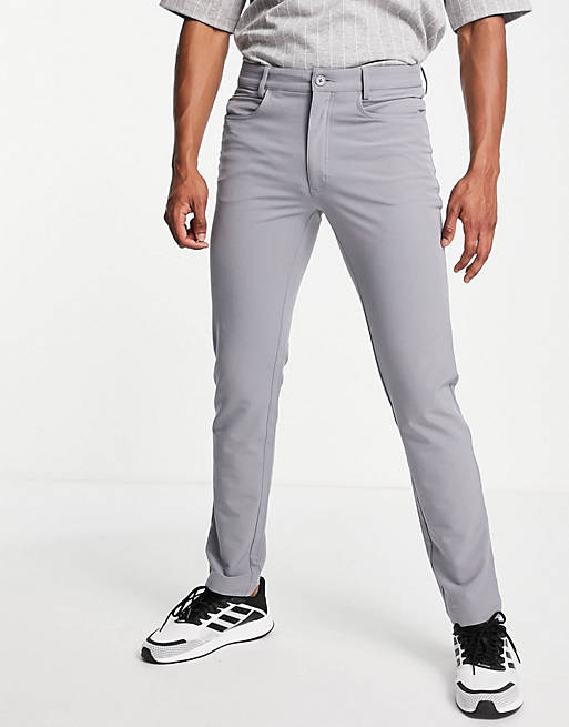 Calvin Klein Golf Genius slim fit trousers in grey | ASOS