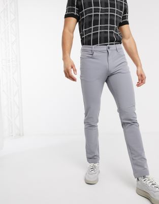 calvin klein slim fit golf trousers