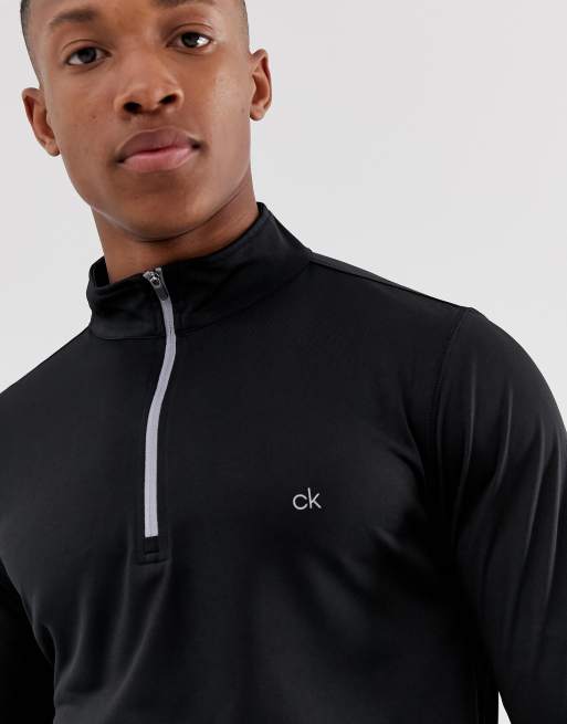 Calvin klein discount half zip sweater