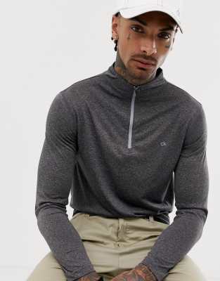 calvin klein half zip jumper