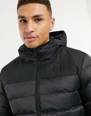 calvin klein golf padded jacket